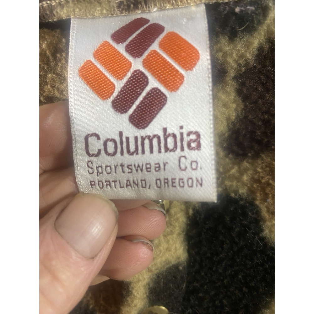Vintage 1970's Columbia Sportswear Duck Camo Fleece Sweatsuit Men's Medium - Picture 16 of 16